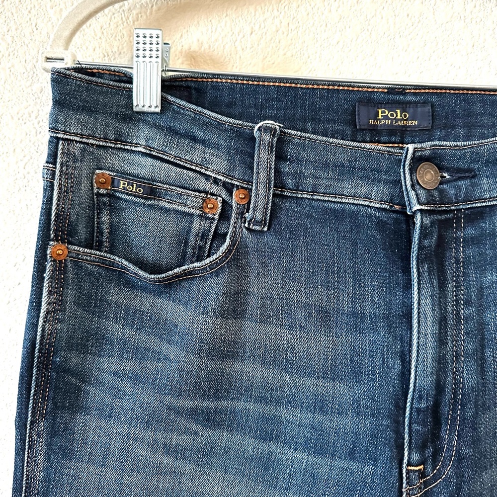 Polo Ralph Lauren Tompkins Mid Rise Skinny Crop Jeans - Picture 3 of 6
